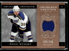 2007-08 Upper Deck Artifacts Treasured Swatches Doug Weight 105/299 #TS-DW