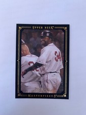 2008 UD Masterpieces Framed Black #15 David Ortiz - Boston Red Sox