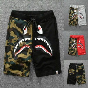 bape camo sweat shorts