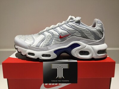 Nike Air Max Plus TN (GS) ~ CZ5585 100 ~ Jugend Größe UK 4,5 ~ Euro 37,5