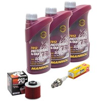 Set 3L ÖL FüR Yamaha XT 500 1U6 XT500 XT 1976-1989 Inspektion ÖLfilter ZüNdkerze
