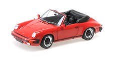Minichamps 1:18 PORSCHE 911 CARRERA CABRIOLET 3.2 RED 1983 WITH OPENINGS Diecast