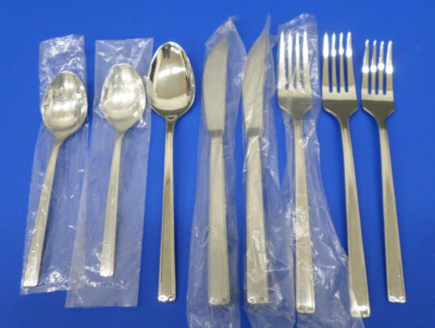 8 pcs Dalia PRESIDENT Glossy 18/10 Stainless SPAIN Flatware Forks Spoons Knives
