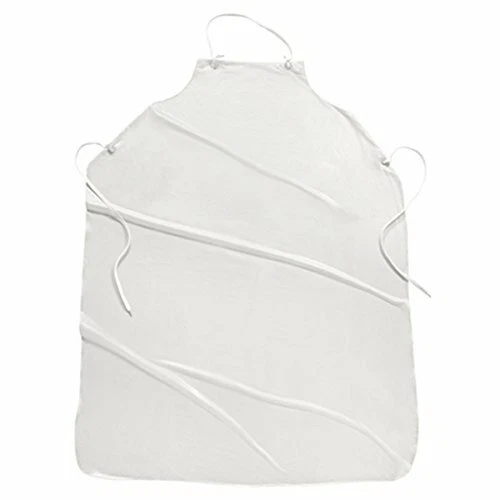 Pack of 12 WestChester UPW-45 Vinyl Work Apron White 8mil 35"x45" Liquid Resist - product listing photo