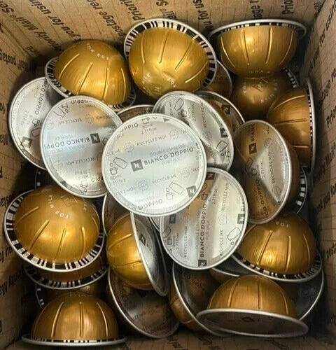 Double Espresso Coffee Deep Flavor Pods Bianco Doppio 30 loose Capsules