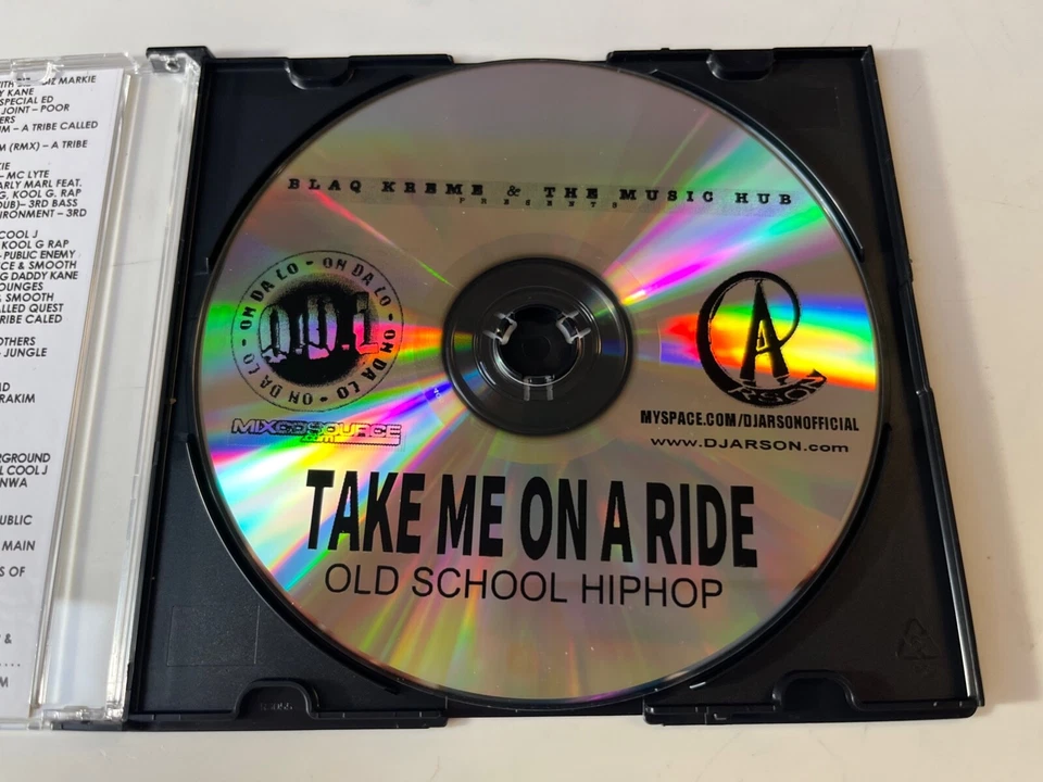 DJ ARSON TAKE ME ON A RIDE OLD SCHOOL HIP HOP NYC PROMO MIXTAPE MIX CD Foto 3 de 4