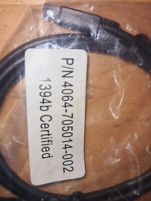 IEEE-1394b FireWire 800 9 Pin Male to 9 Pin Male Cable - 2' - Black