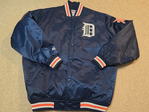 Majestic Detroit Tigers satin jacket Men's 2Xl