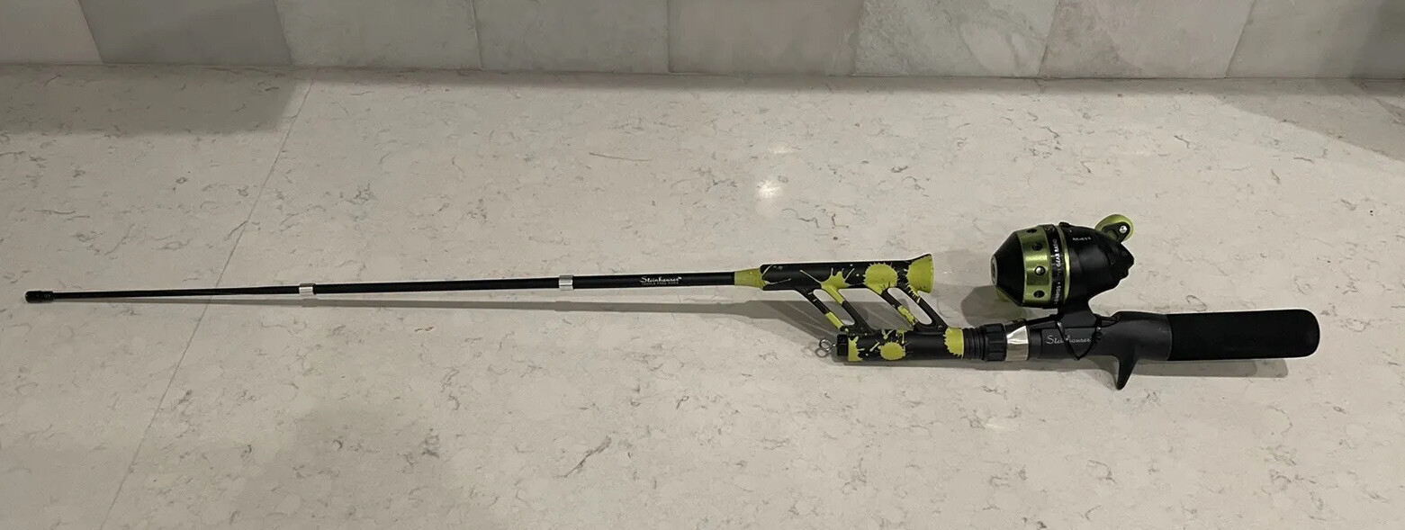 Steinhauser Pocket Travel Pole Tangle-Free Telescopic Fishing Rod &Spincast Reel