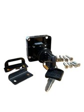 Double Door Lock - Secure Two Cabinet Doors with one Lock 