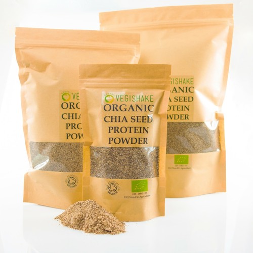 Organic Vegan Chia Seed BCAA Protein 30g Amino Acids Linden Pure Bulk Powder - Picture 4 of 20
