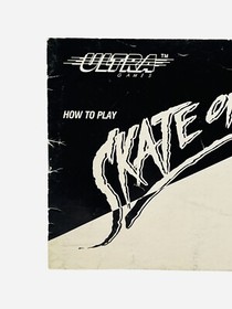 Skate or Die Nintendo Nes VTG Authentic Instruction Manual Booklet Only HTF