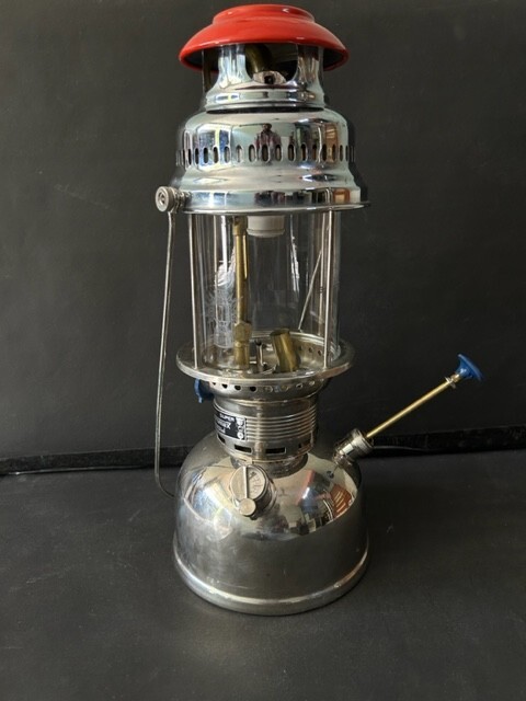 Lampada Petromax Antica 829-500cp A Cherosene &ndash; Originale Tedesca Anni &lsquo;60 Funzionante