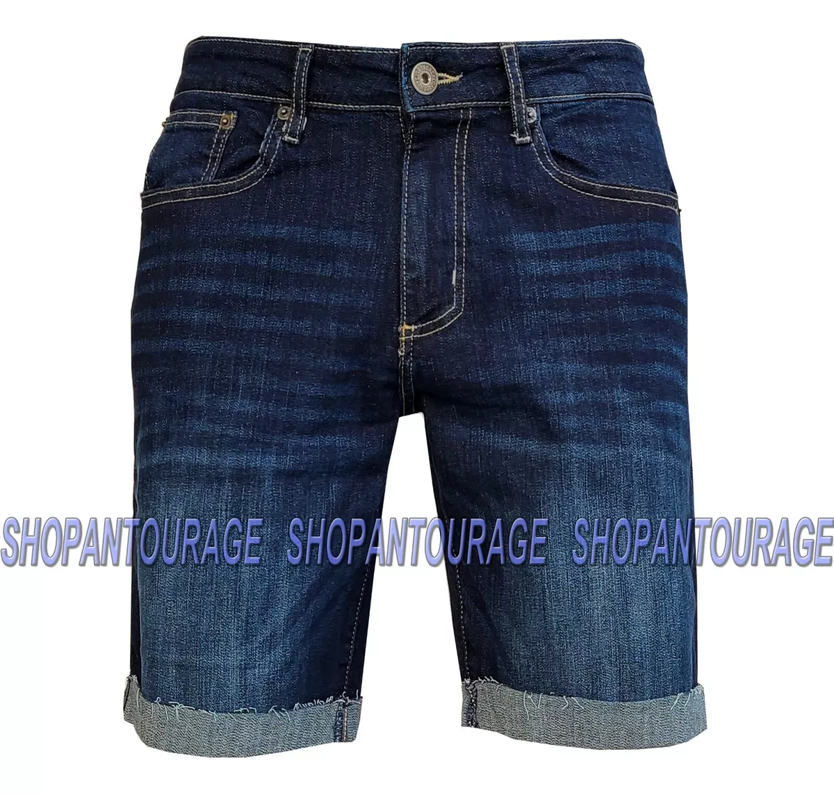 Mens denim shorts best sale ebay