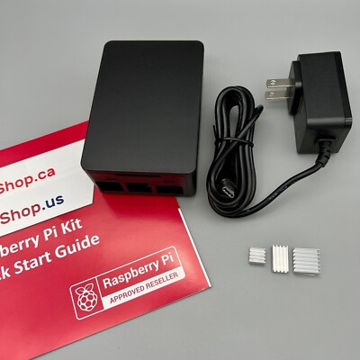 4 Piece Starter Kit Only - Raspberry Pi 4 Model B Not Included - Ships from Texa