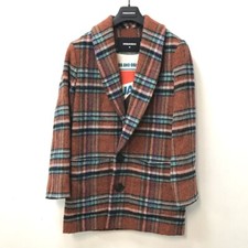 DSQUARED2 S75AA0396 2023 latest model Check pattern coat outerwear Jacket
