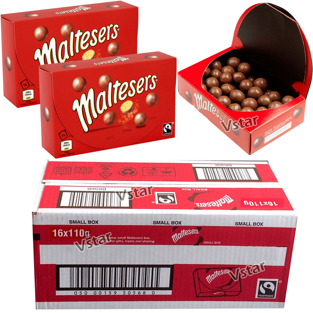 Maltesers Milk Chocolate With A Honeycombed Centre Box 110g | eBay