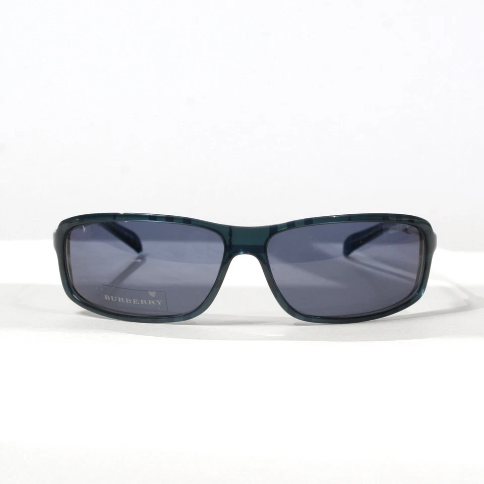 Gafas de sol Burberry para mujer pequeñas deportivas envolventes azul oscuro 62[]13-120 #B126 Foto 3 de 4