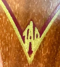 Vintage Davis TAD Imperial Wooden Tennis Racket With Victor Cover For Parts Only