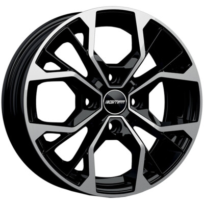 ALUFELGE GMP MATISSE FUR AUDI Q3 8X20 5X112 BLACK DIAMOND AWX
