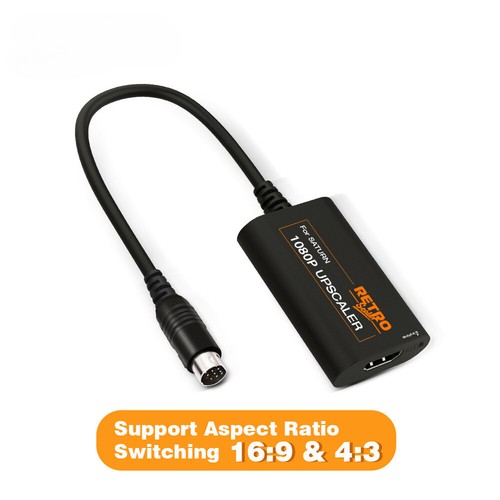 For Sega SS Saturn HDMI Converter Saturn 16:9/4:3 S-Video Input 1080p Adapter - Picture 3 of 8