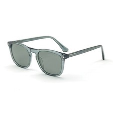Dafullhou Square Polarized Sunglasses Womens Mens UV Protection Bio Acetate