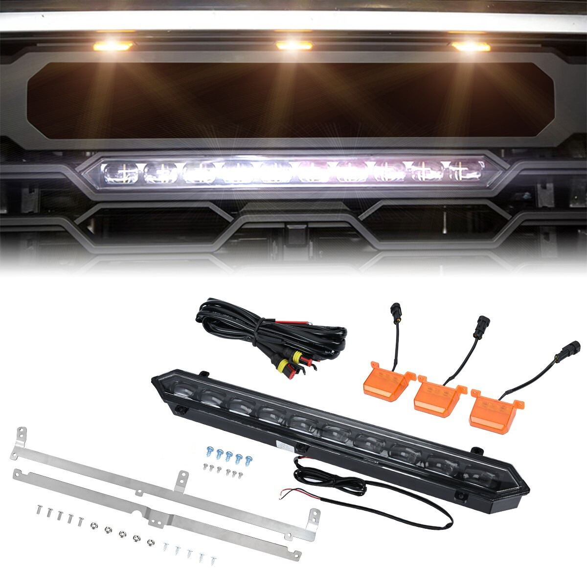 2022 TOYOTA TUNDRA TRD PRO GRILL LIGHTS WHITE