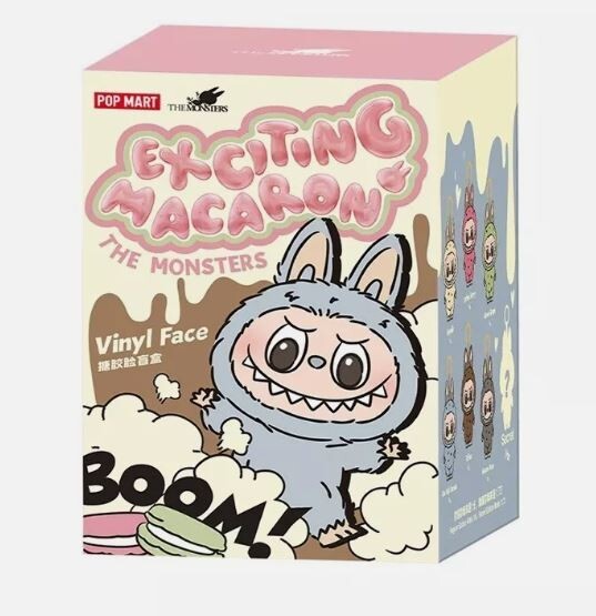 POP MART 100% Authentic Labubu V1 Exciting Macaron Plush Series