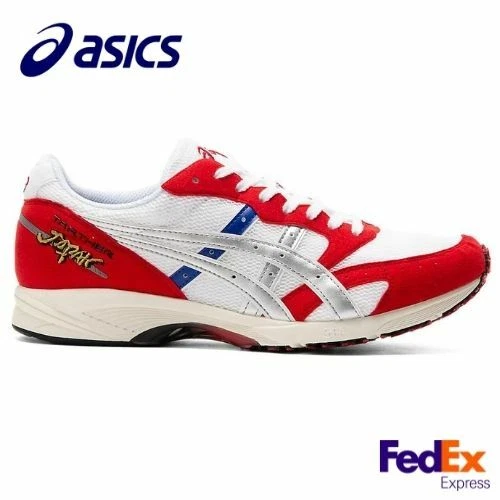 ASICS TARTHER JAPAN 1013A059 100 White Classic Red Men Running