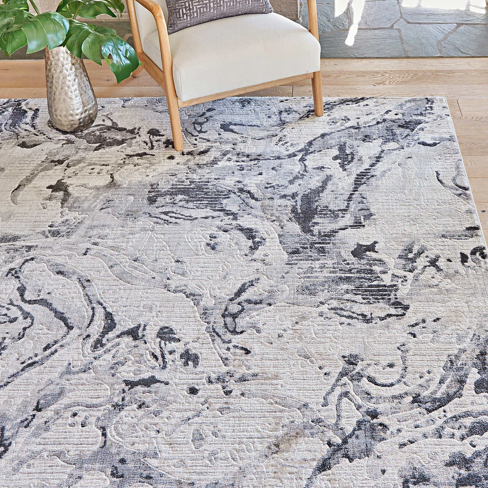 Gertmenian, Tempo Collection Area Abstract Rug Pattern | Elena (Choose Color) - Image 2 of 4
