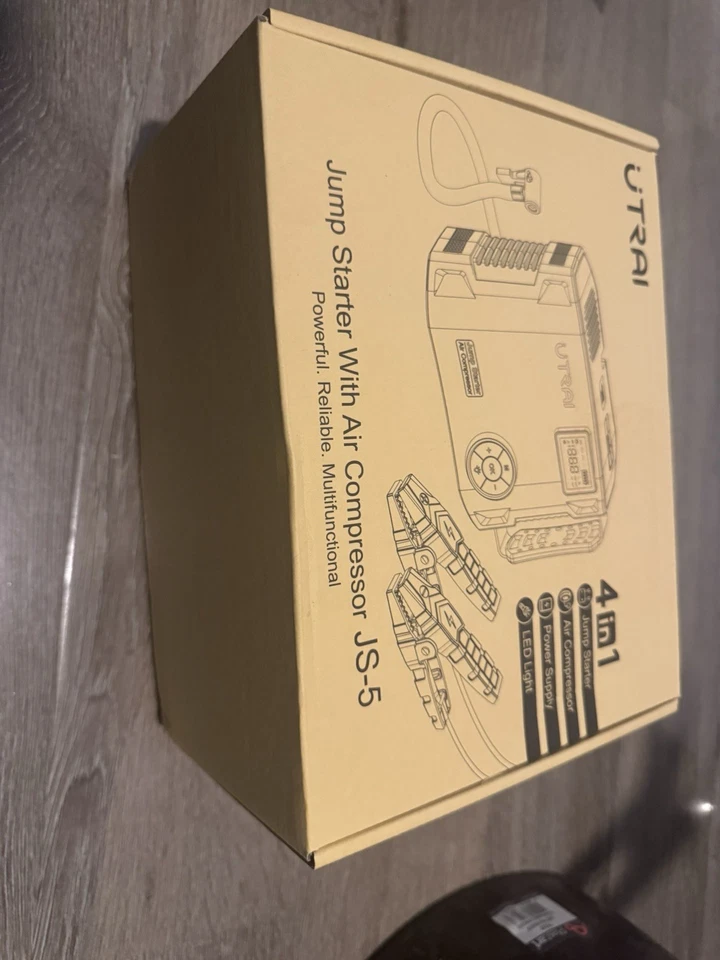 UTRAI 4-IN-1 JUMP STARTER WITH AIR COMPRESSOR MODEL NO: JS-5