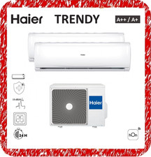HAIER TRENDY DUAL 9+12 BTU H2U14TAAOUT CLIMATIZZATORE WIFI INVERTER R32 A++A+