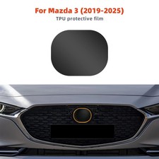 For Mazda 3 Axela 2019-2025 Front Emblem Smoke Tint Film Anti Scratch Self For Mazda 3 Axela 2019-2025 Front Emblem Smoke Tint Film Anti Scratch Self