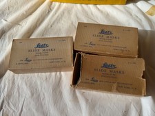 Vintage Leitz slide mask book type foil coated no 69001 2 boxes