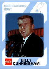 1989-90 Collegiate Collection/Coca-Cola North Carolina's - Billy Cunningham #39