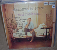 ROD MCKUEN stranger in town ( pop ) LP SIGNED
