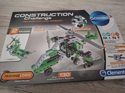 Galileo Construction Challenge Helikopter & Airboat Baukasten   Vollständig