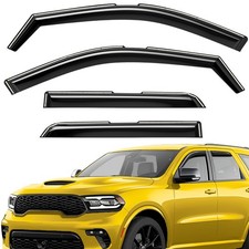 Sun Rain Visors Wind Rain Guards for 2011-2027 Dodge Durango