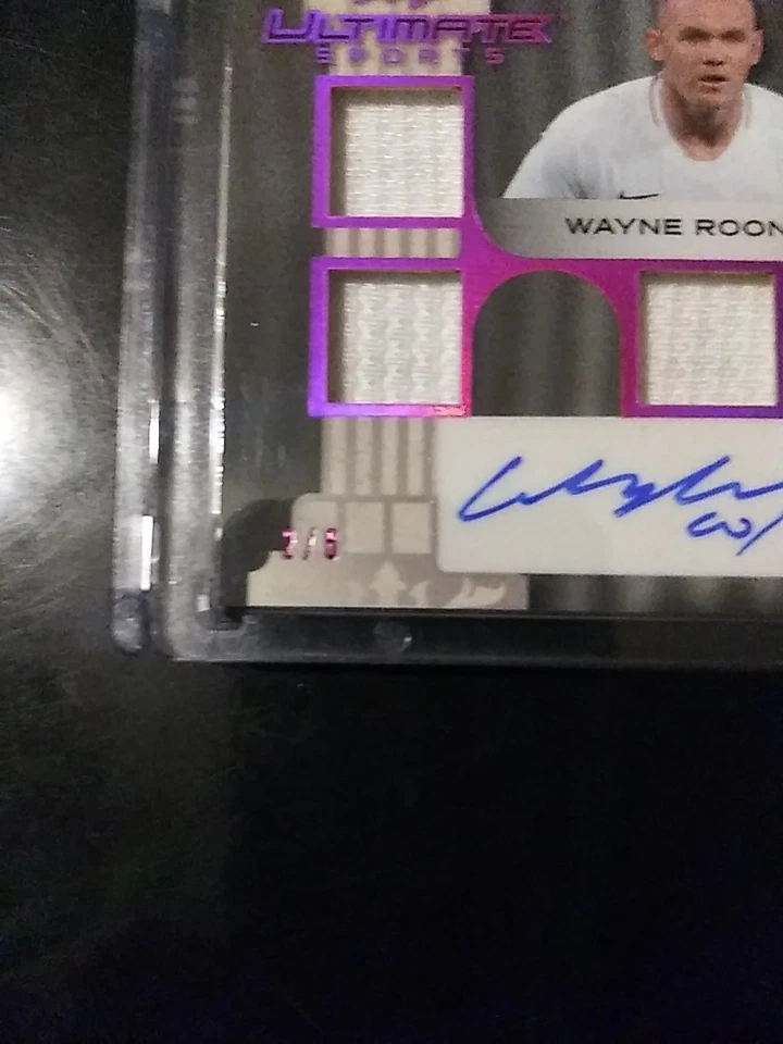 2024 Leaf Ultimate Relic Signatures Wayne Rooney Autograph 2/6 Card Make Offer - Image 2 of 4