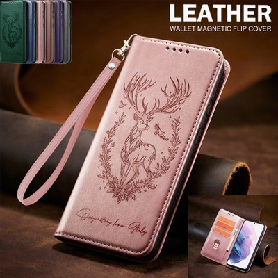 Magnetic Wallet Case Leather Flip Cover For Samsung S26 S25 FE S24 S23 S22 Ultra