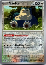 Snorlax Uncommon SV: Scarlet & Violet 151 143/165 NM