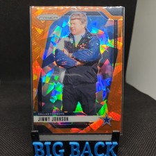 2024 Panini Prizm Orange Ice Jimmy Johnson #82