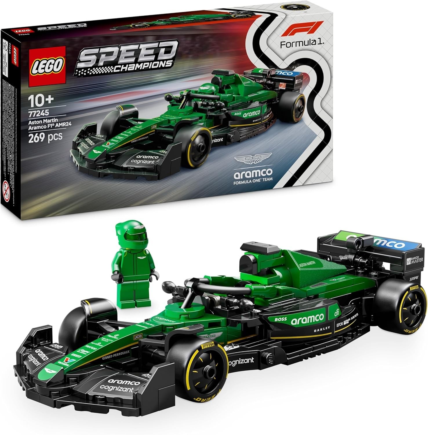 Lego Speed Champions 77247 Voiture F1 Idée Cadeau Idéale pour Passionné