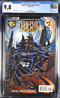Legends Of The Dark Claw #1 CGC 9.8 White Pages Amalgam 1996 012226