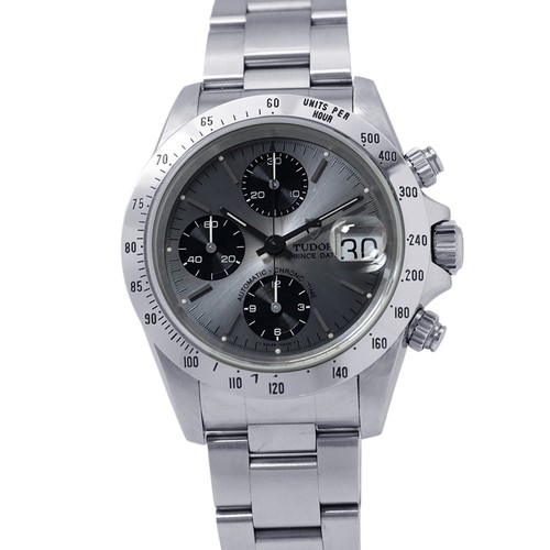 TUDOR Chrono time 40mm Stainless Steel Silver Dial 79280