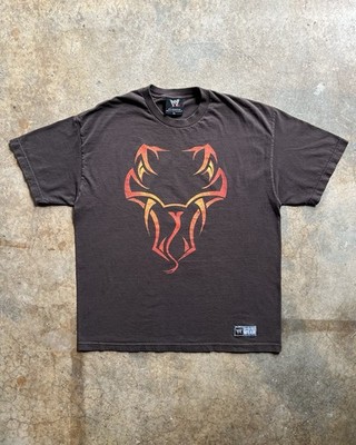 Original 2008 WWE Randy Orton Viper RKO Brown T-Shirt Adult Size XL Wrestling