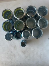 Lot of 22 EMT Fittings, Raintight Couplings, Set-Screw Couplings Connectors