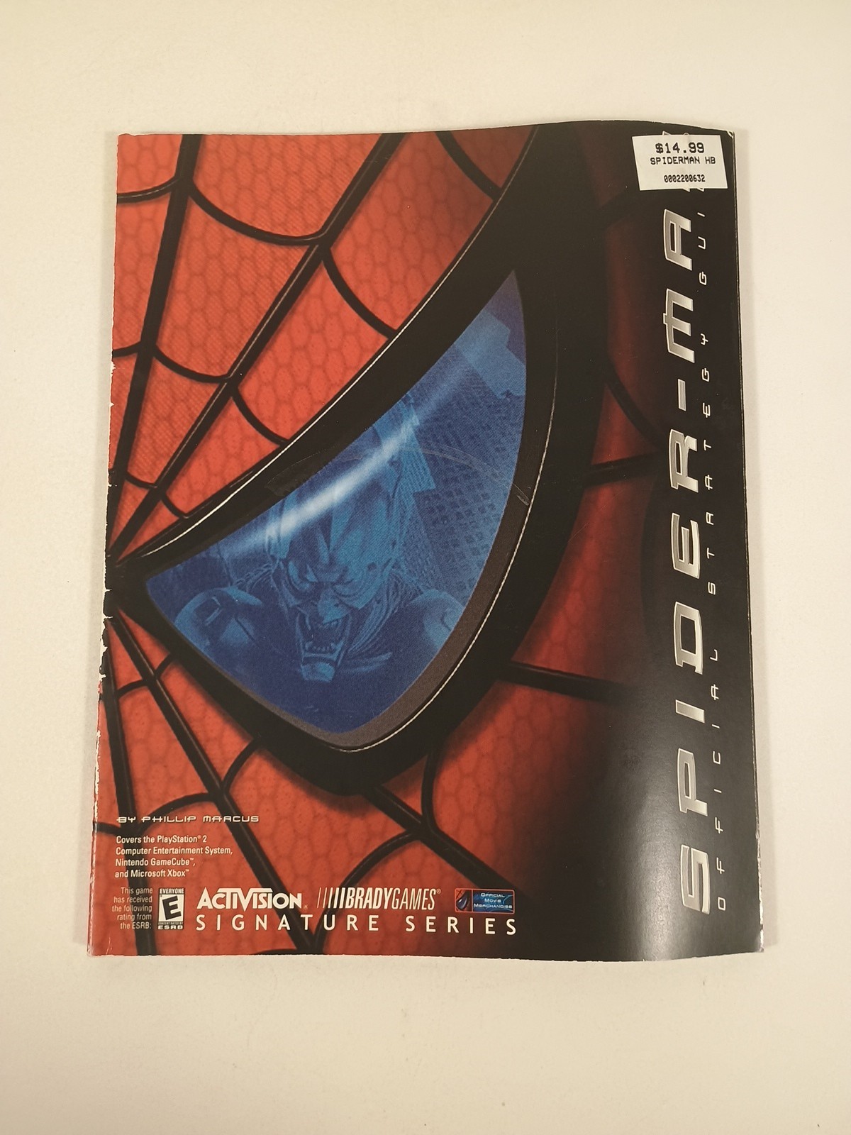 Spider-Man Official Strategy Guide Brady Game Cube PS2 Xbox Activision No Poster