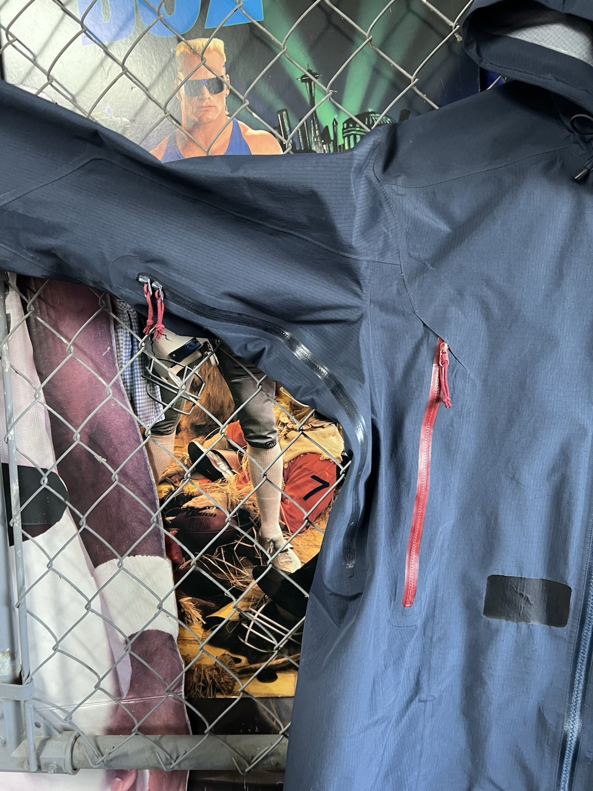 ARC'TERYX Arcteryx Parka Giacca Uomo Taglia L Blu Zaffiro Gore Tex Large Parka Riparazione