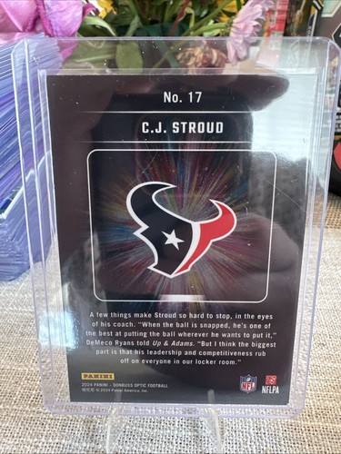 2024 Optic CJ Stroud #17 Light It Up Insert - 第 3/3 張圖片